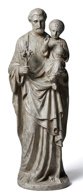 Saint Joseph And Child Statue - 49-inch
