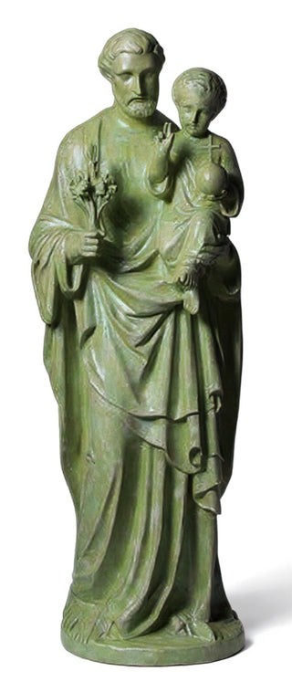 Saint Joseph And Child Statue - 49-inch