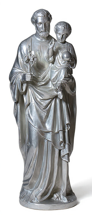Saint Joseph And Child Statue - 49-inch