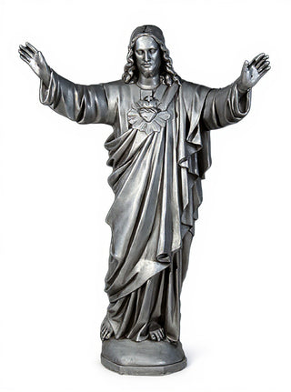 Jesus Sacred Heart Blessing Statue - 60-inch