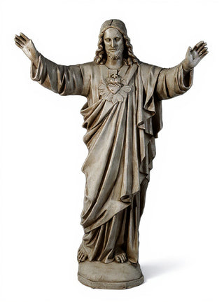 Jesus Sacred Heart Blessing Statue - 60-inch