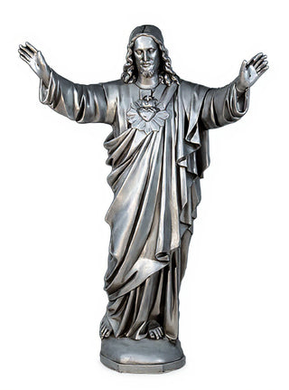 Jesus Sacred Heart Blessing Statue - 60-inch