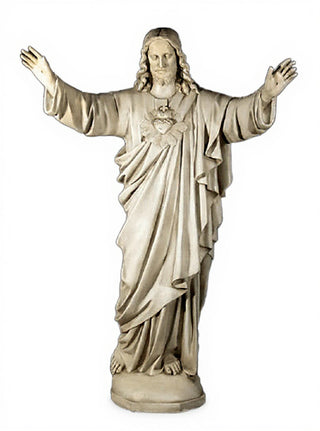 Jesus Sacred Heart Blessing Statue - 60-inch