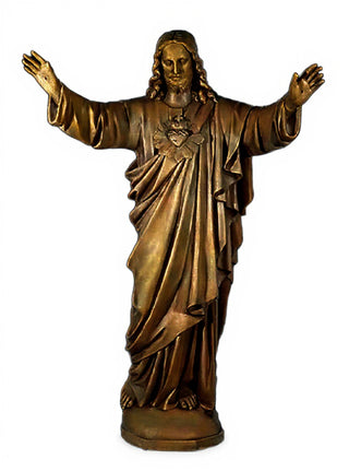 Jesus Sacred Heart Blessing Statue - 60-inch
