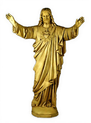 Jesus Sacred Heart Blessing Statue - 60-inch
