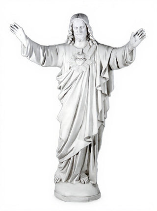 Jesus Sacred Heart Blessing Statue - 60-inch