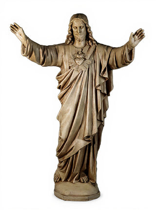 Jesus Sacred Heart Blessing Statue - 60-inch