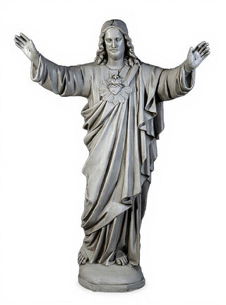 Jesus Sacred Heart Blessing Statue - 60-inch