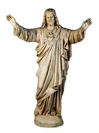 Jesus Sacred Heart Blessing Statue - 60-inch