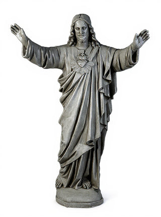 Jesus Sacred Heart Blessing Statue - 60-inch