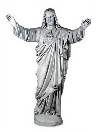 Jesus Sacred Heart Blessing Statue - 60-inch
