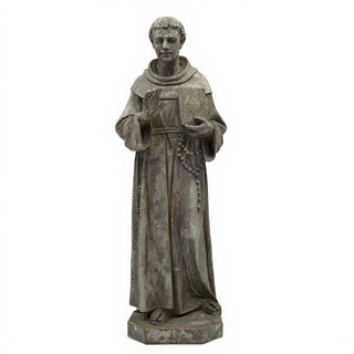 Saint Thomas Aquinas Statue - 71-inch — Antique Stone finish