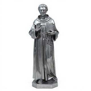 Saint Thomas Aquinas Statue - 71-inch — Antique Silver finish
