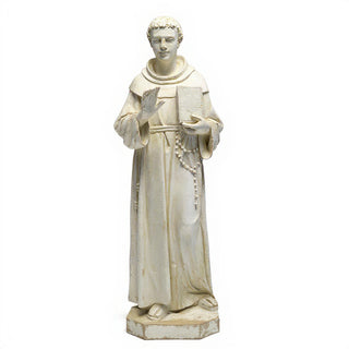 Saint Thomas Aquinas Statue - 71-inch — Antique White finish