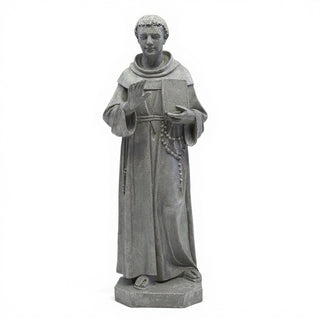 Saint Thomas Aquinas Statue - 71-inch — Limestone finish