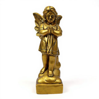 Angel in Prayer Statue - 19-inch — Antique Gold finish
