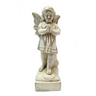 Angel in Prayer Statue - 19-inch — Antique White finish