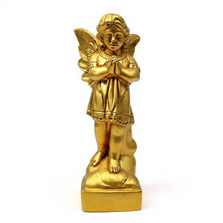 Angel in Prayer Statue - 19-inch — Deep Gold finish