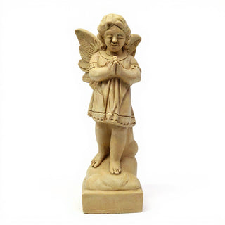 Angel in Prayer Statue - 19-inch — Dusted Sand finish