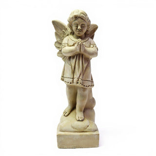 Angel in Prayer Statue - 19-inch — Museum Terracotta finish