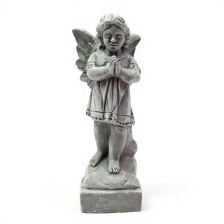 Angel in Prayer Statue - 19-inch — Old Stone finish
