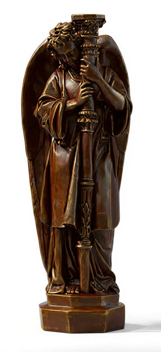 Majestic Angel Guard Statue - 27-inch