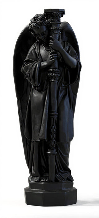 Majestic Angel Guard Statue - 27-inch