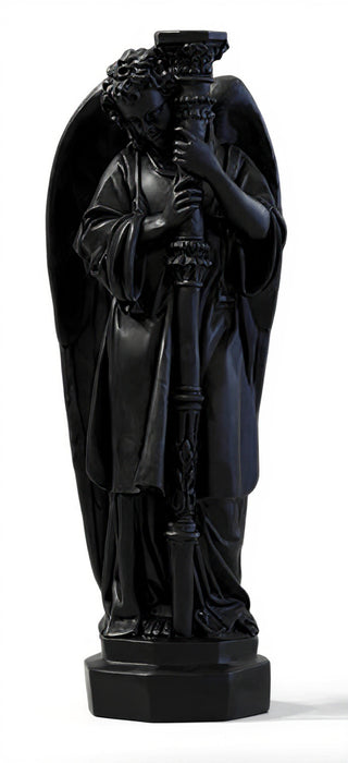 Majestic Angel Guard Statue - 27-inch