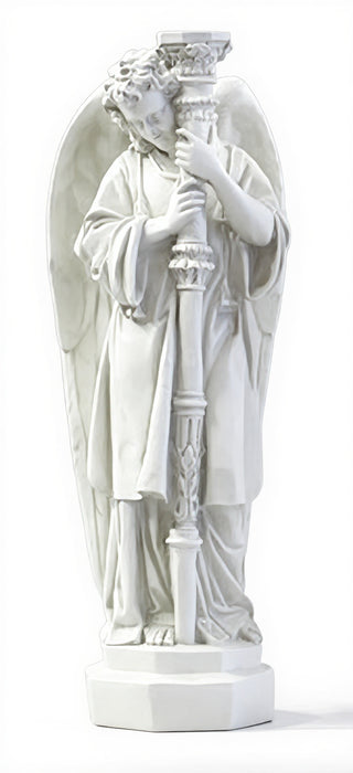 Majestic Angel Guard Statue - 27-inch