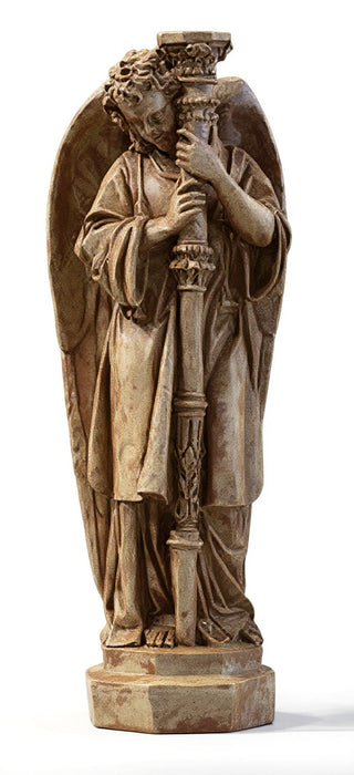 Majestic Angel Guard Statue - 27-inch