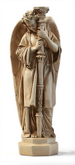 Majestic Angel Guard Statue - 27-inch