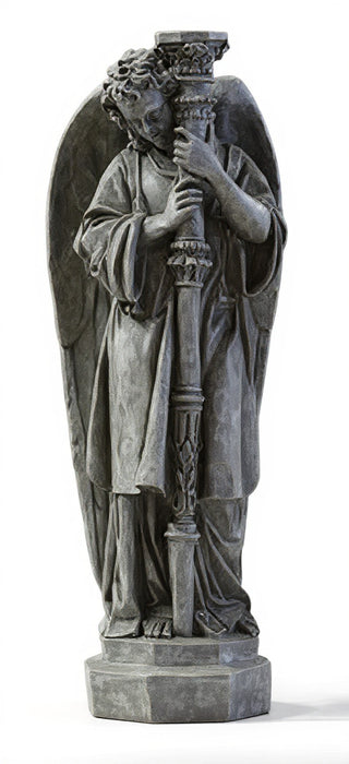Majestic Angel Guard Statue - 27-inch