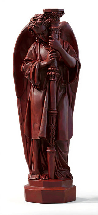 Majestic Angel Guard Statue - 27-inch