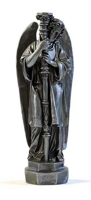 Majestic Angel Guard Statue - 27-inch
