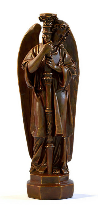 Majestic Angel Guard Statue - 27-inch