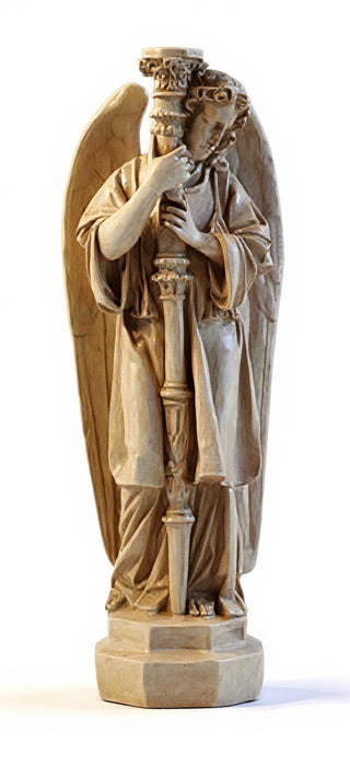Majestic Angel Guard Statue - 27-inch