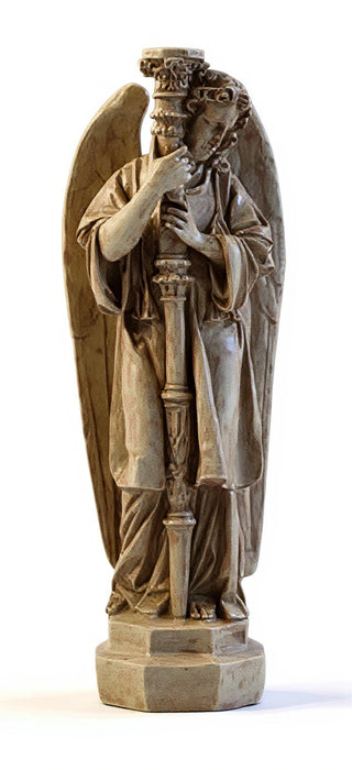 Majestic Angel Guard Statue - 27-inch