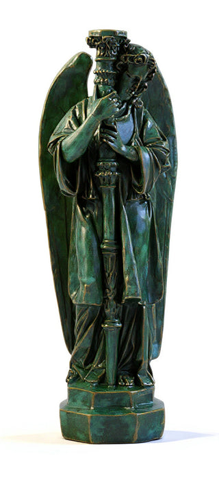 Majestic Angel Guard Statue - 27-inch