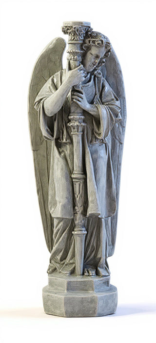 Majestic Angel Guard Statue - 27-inch