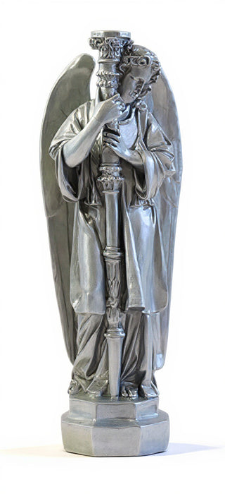 Majestic Angel Guard Statue - 27-inch