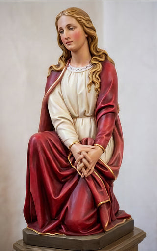 Mary Magdalene 42 Crucifixion Statue - 42-inch - Realistic Color - Hand-Painted