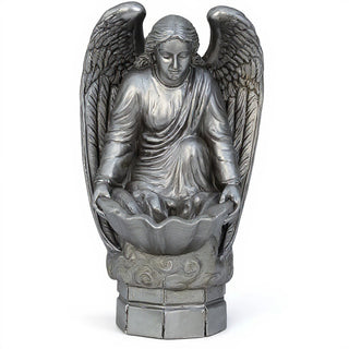 Fegana Angel Statue - 18-inch — Aged Silver finish
