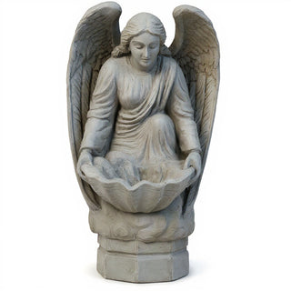 Fegana Angel Statue - 18-inch — Antique Stone finish