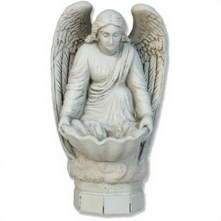 Fegana Angel Statue - 18-inch — Antique White finish