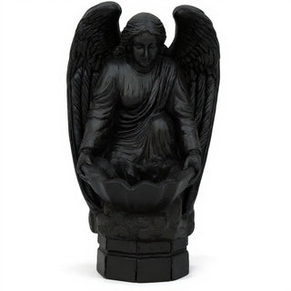 Fegana Angel Statue - 18-inch — Dusted Black finish