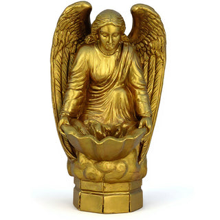 Fegana Angel Statue - 18-inch — Deep Gold finish