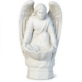 Fegana Angel Statue - 18-inch — Flat White finish