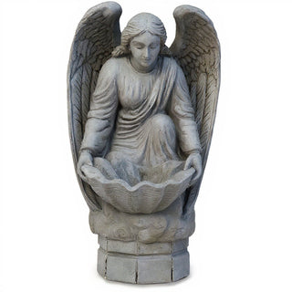 Fegana Angel Statue - 18-inch — Old Stone finish