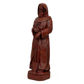 Saint Fiacre Statue - 24.5-inch — Rust finish