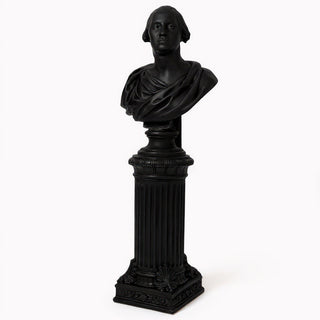 Fancy Bottom Leaf Pedestal - 14-inch — Flat Black finish